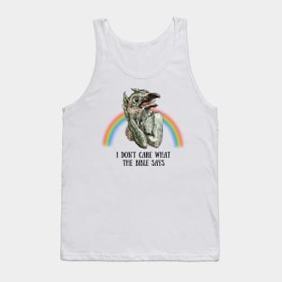 I don't care what the bible says Tank Top